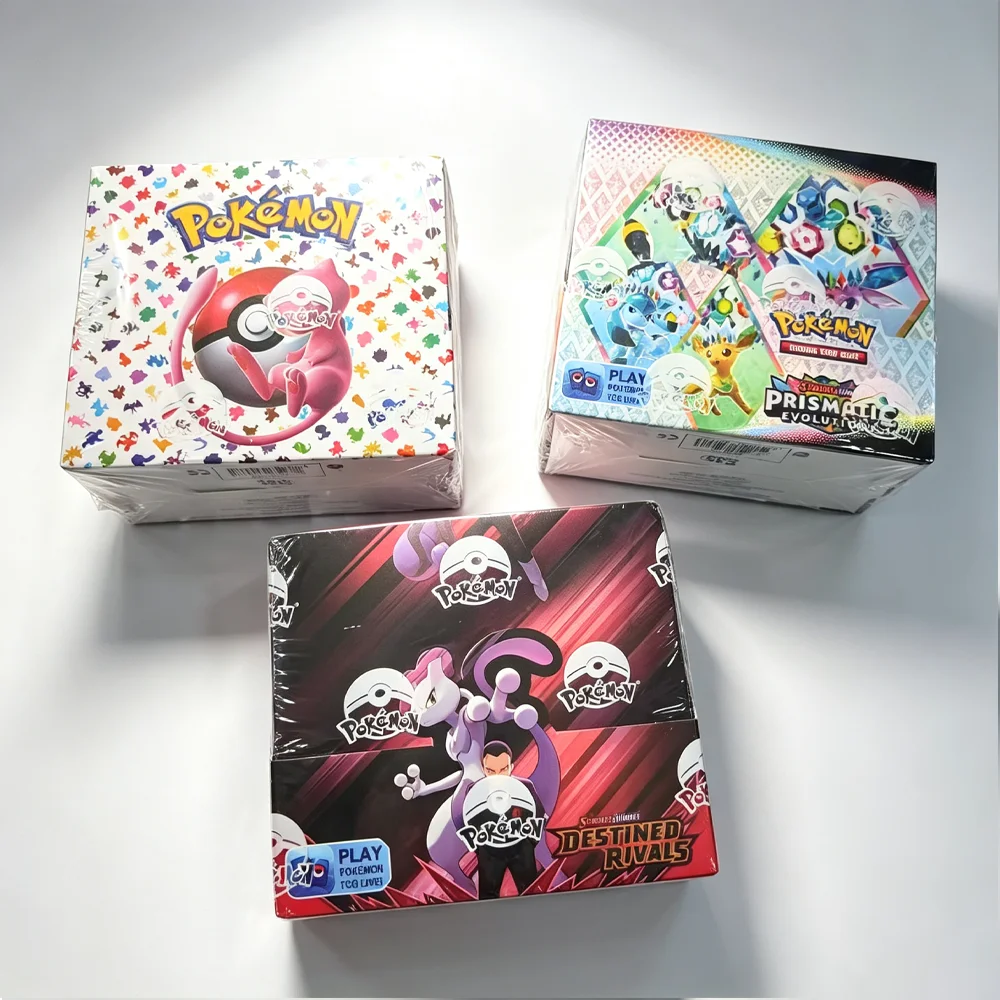 360Pcs Pokemon Card Destined Rivals Prismatic Evolutions Scarlet Violet 151 PALDEAN English Booster Battle Transaction Card