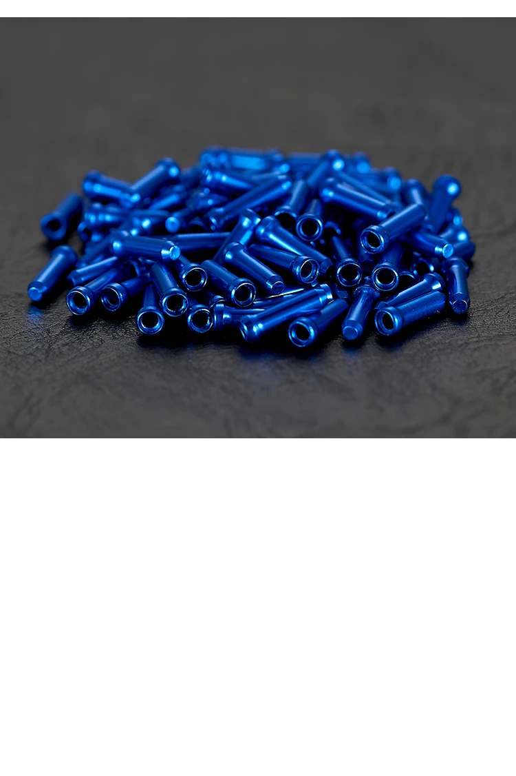 VXM Bicycle Line Pipe Tail End Brake Wire Cap Cycling Aluminium Shift Wire End Caps Tips Crimp Colored Line Cap Bike Accessories