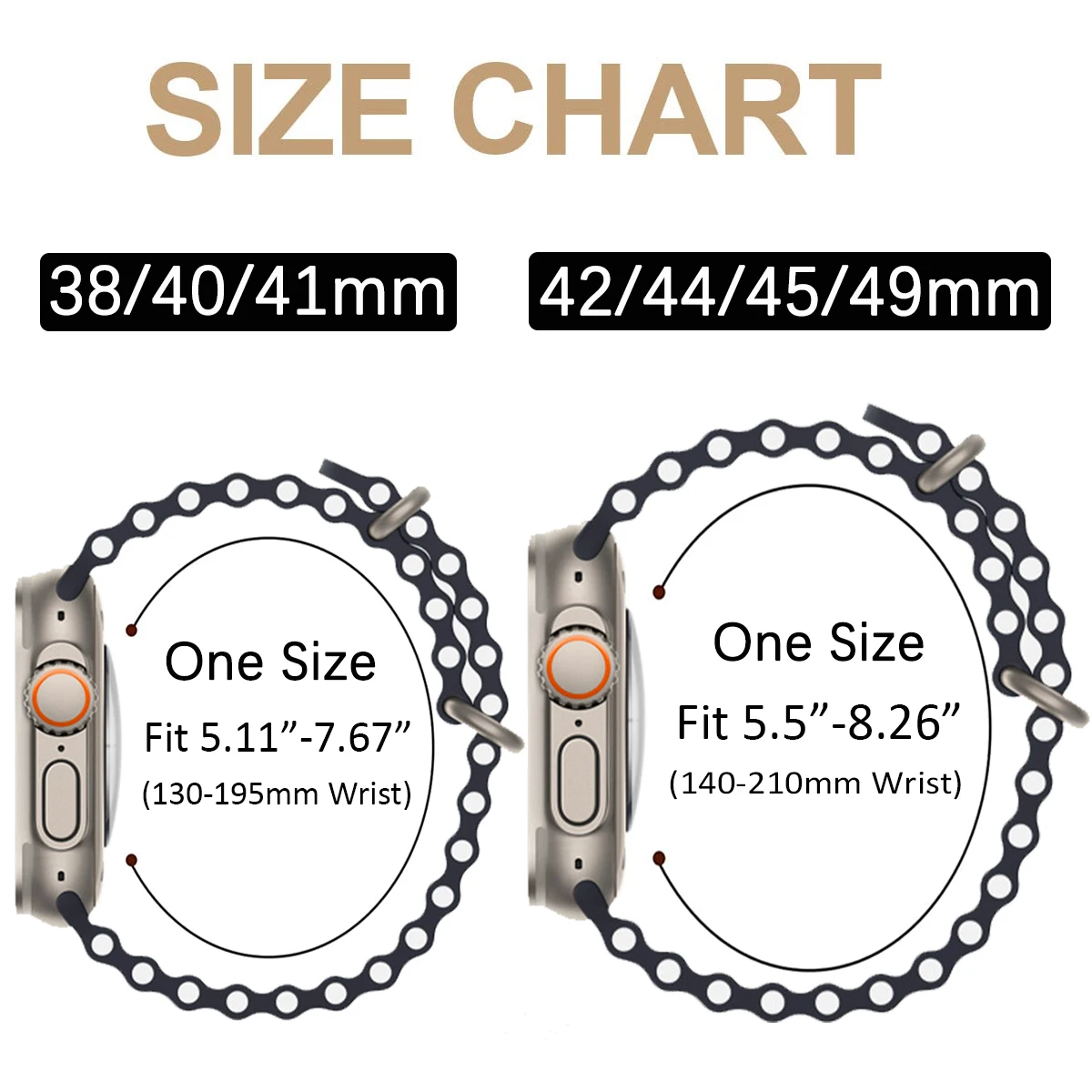 Ocean Strap for Apple Watch Ultra 4 3 2 Band 49mm 44mm 40mm 45mm 42 46mm Silicone Correa Bracelet iWatch Series SE 8 9 10 11 12