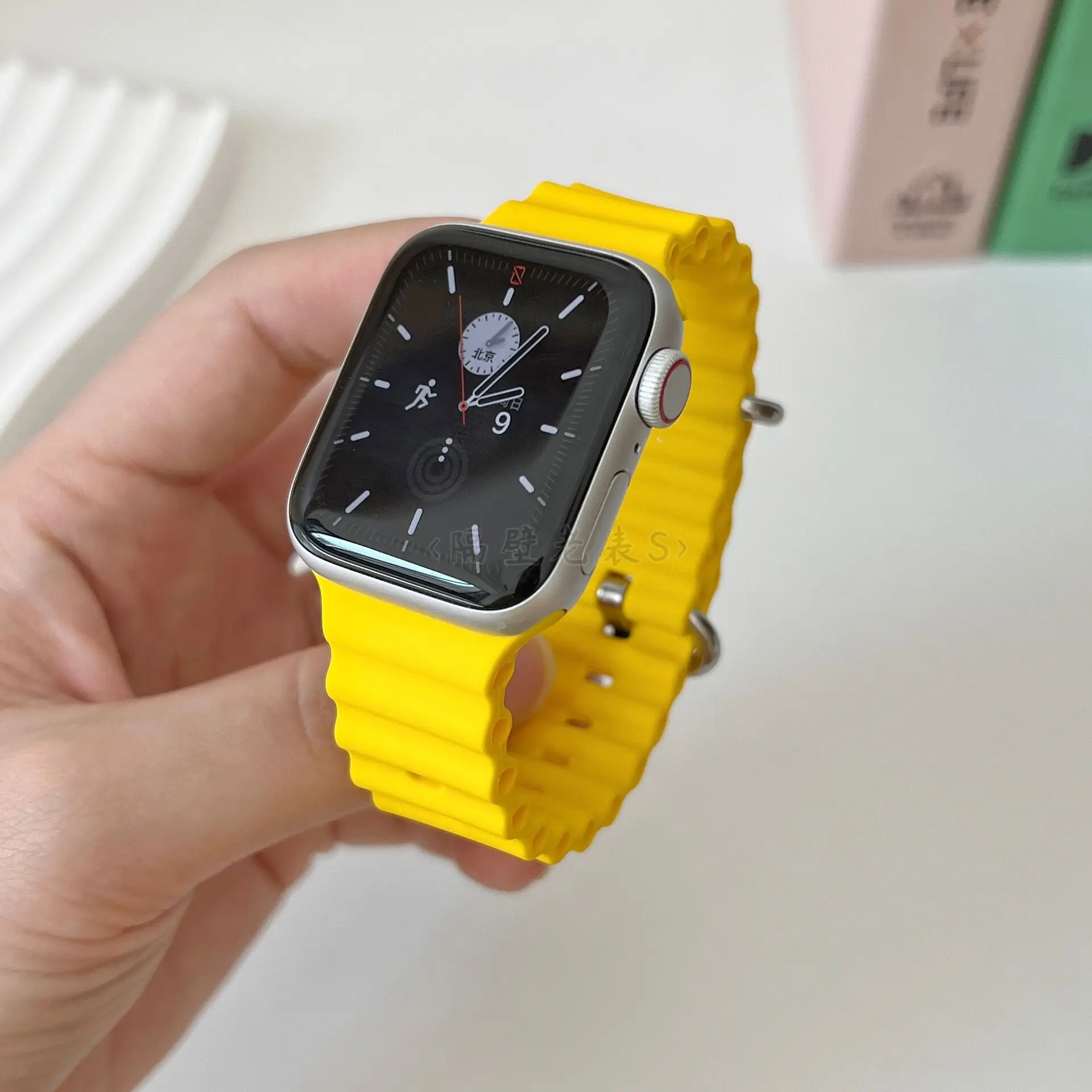 Ocean Strap for Apple Watch Ultra 4 3 2 Band 49mm 44mm 40mm 45mm 42 46mm Silicone Correa Bracelet iWatch Series SE 8 9 10 11 12
