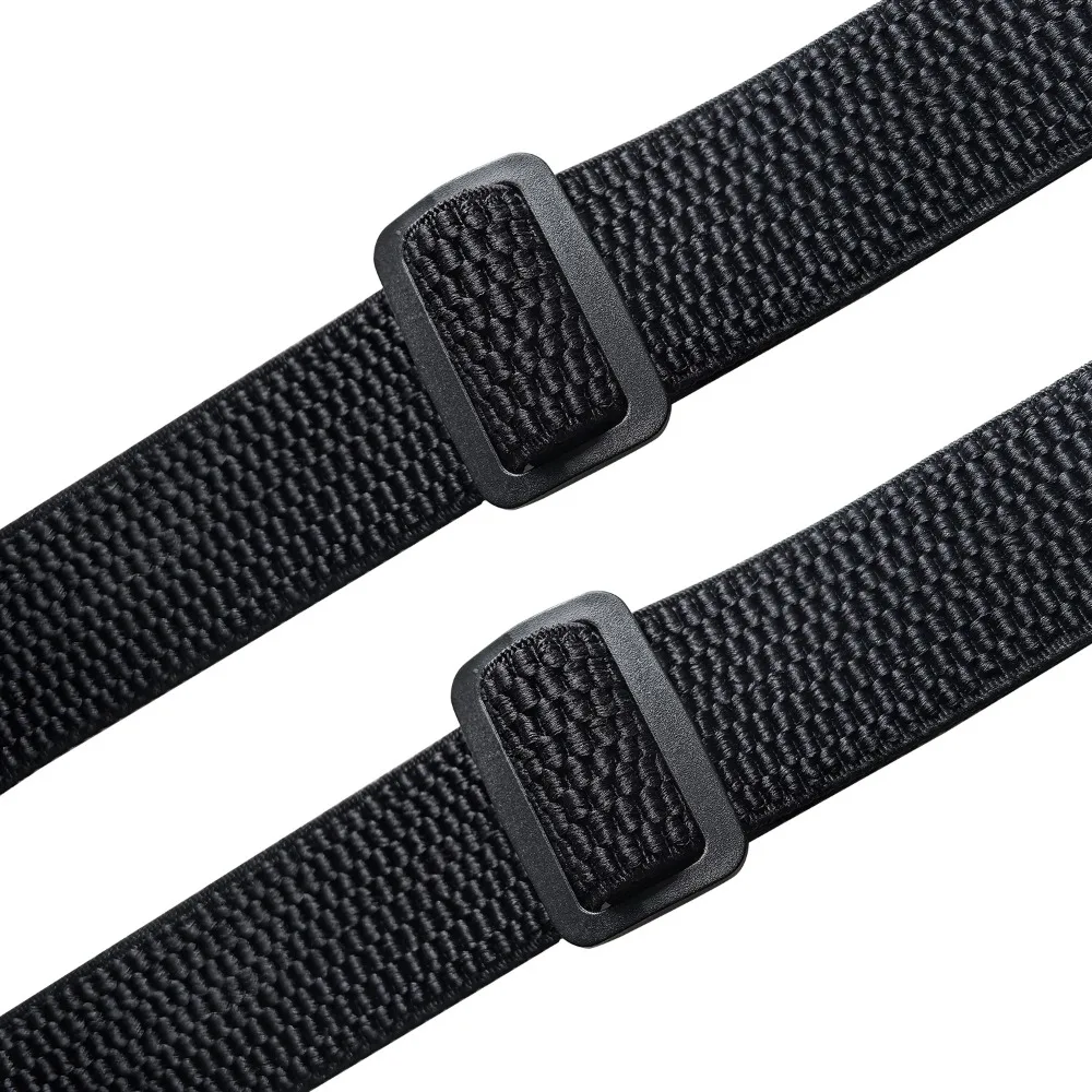 Heavy Duty Suspenders for Men Work Biker Outdoor 3.8cm Wide X-Back with 4 Snap Hook Adjustable Elastic Trouser Braces Strap Belt