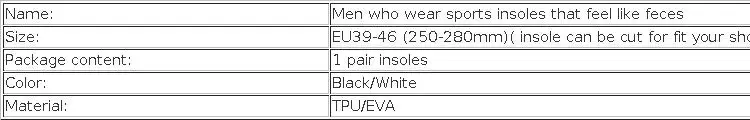 Soft-soled Sports Insoles for Men Shock-absorbing and Breathable in Summer Not Tiring To Stand for A Long Time