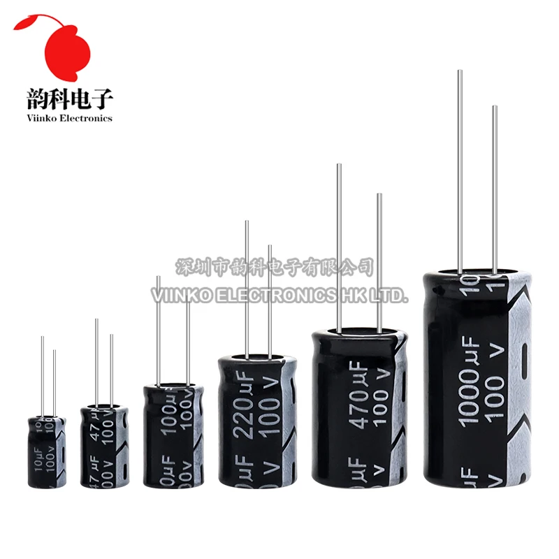 Aluminum Electrolytic Capacitor 10V 16V 25V 35V 50V 400V 450V 470UF 100UF 220UF 330UF 470UF 680UF 1000UF 47UF 10UF 22UF 0.47UF
