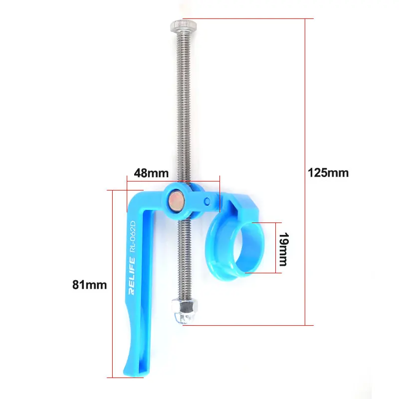 RELIFE RL-062D Manual Labor-saving Glue Booster for 5-10CC Syringe Soldering Oil High Strength Solder Mask Propulsion Tool