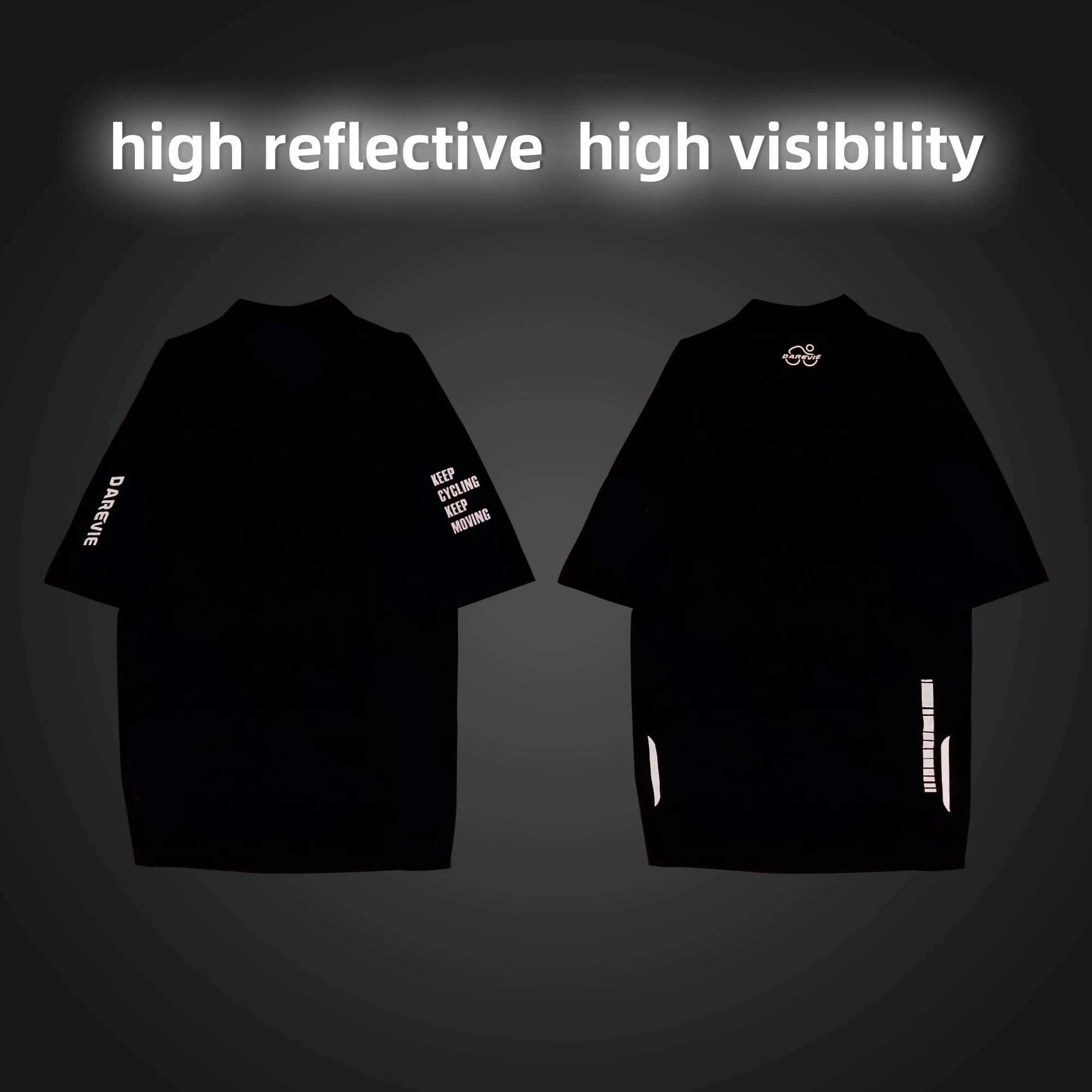 DAREVIE Cycling Jersey SPF 50 Anti-UV Training Level Slim Fit Small Size Men Women Man Cycling Maillot Bike Jersey Cycling Shirt