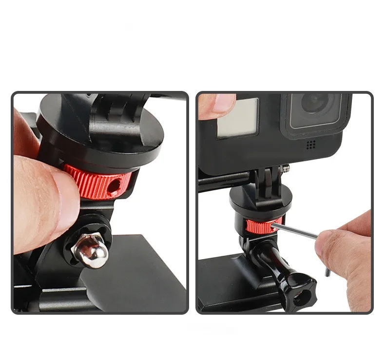 1/4 Inch Screw Tripod Adapter 360 Rotating Mount Holder For Go Pro 13 12 11 10 9 Insta 360 X5 X4 DJI OSMO 360 Camera Accessories