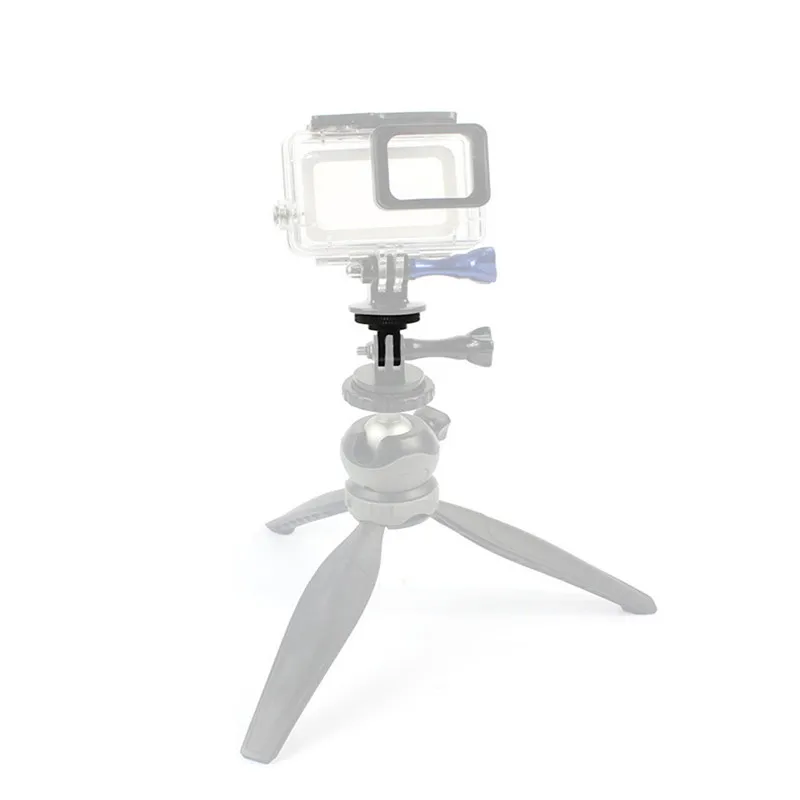 1/4 Inch Screw Tripod Adapter 360 Rotating Mount Holder For Go Pro 13 12 11 10 9 Insta 360 X5 X4 DJI OSMO 360 Camera Accessories