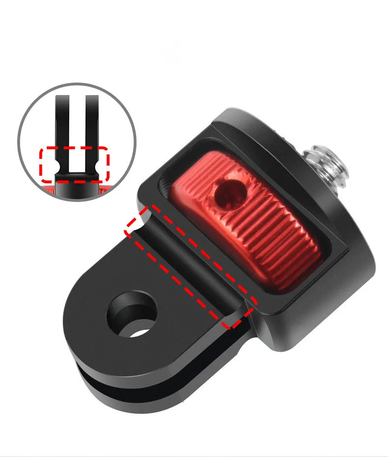 1/4 Inch Screw Tripod Adapter 360 Rotating Mount Holder For Go Pro 13 12 11 10 9 Insta 360 X5 X4 DJI OSMO 360 Camera Accessories