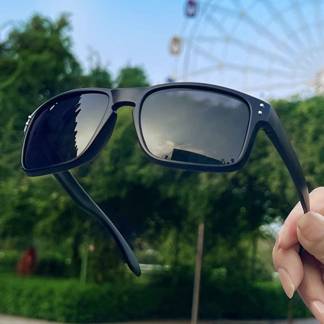 Luxury Square Vintage Polarized Cycling Sunglasses Men Women Fashion Travel Driving Fishing Sun Glasses Male Eyewear UV400