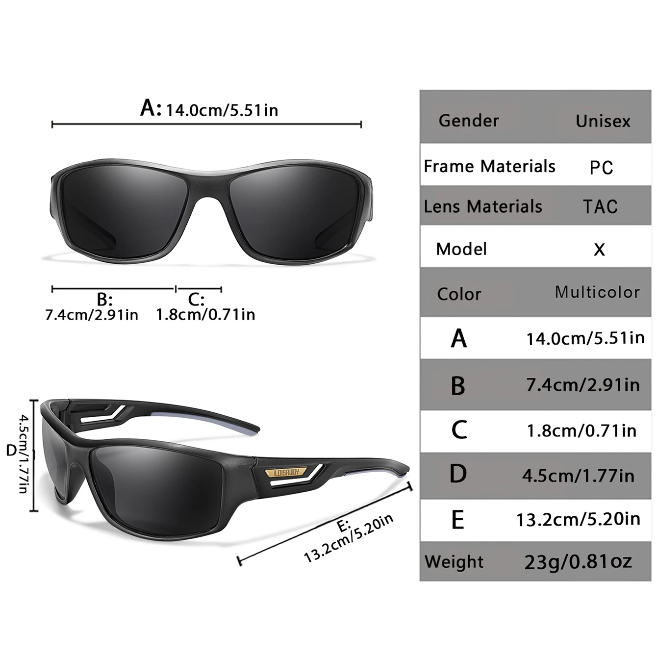 Luxury Square Vintage Polarized Cycling Sunglasses Men Women Fashion Travel Driving Fishing Sun Glasses Male Eyewear UV400