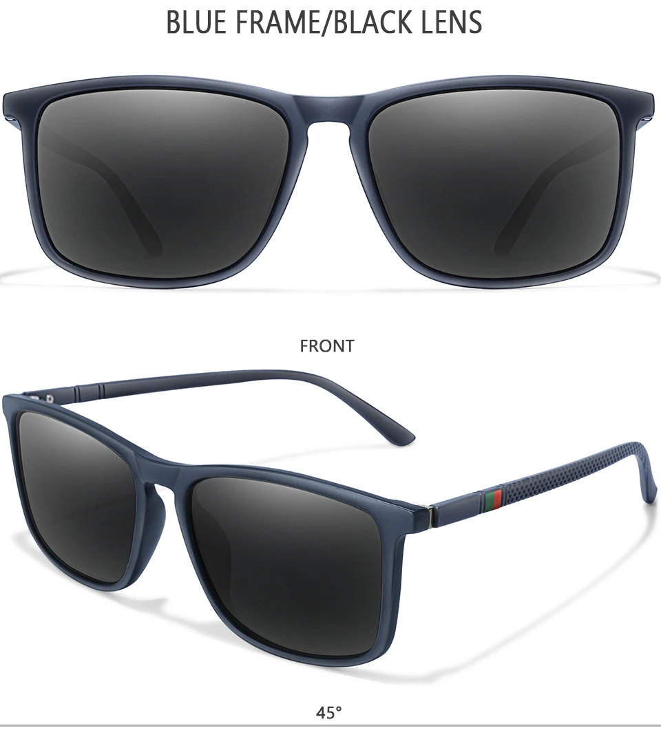 Luxury Square Vintage Polarized Cycling Sunglasses Men Women Fashion Travel Driving Fishing Sun Glasses Male Eyewear UV400