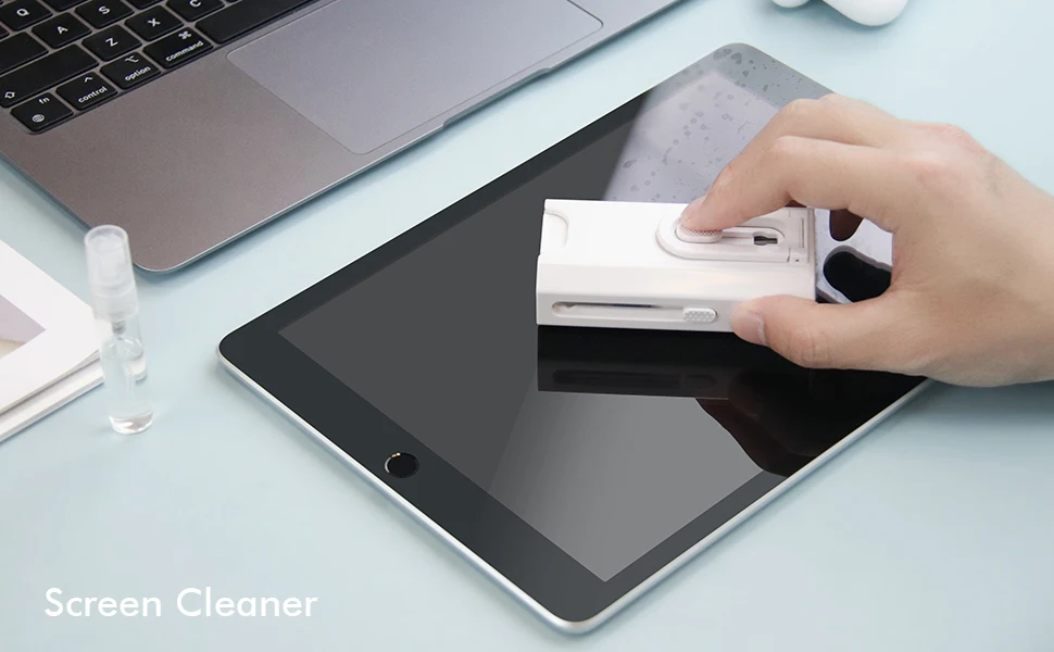 8 in 1 Cleaning Kit Computer Keyboard Cleaner Brush Earphones Cleaning Pen For Headset IPad Phone Cleaning Tools Keycap Puller