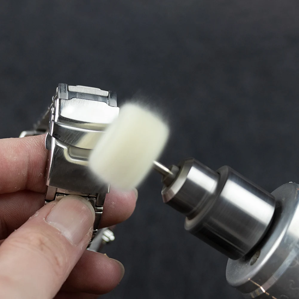 10Pcs Mini grinding sanding head abrasive disc felt 3mm Shank buffing wheels metal Polish Brush Drill Rotary Tool Accessories