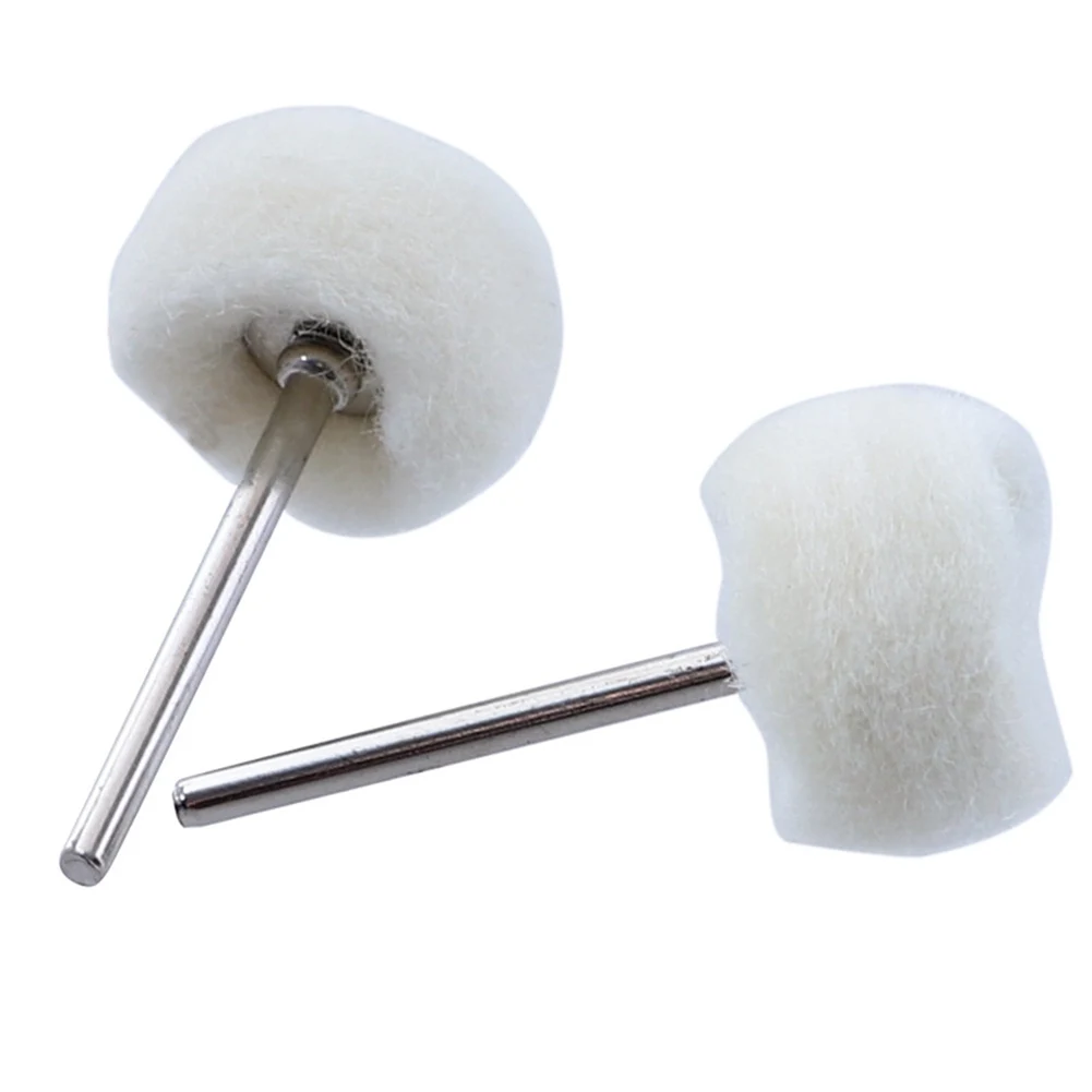 10Pcs Mini grinding sanding head abrasive disc felt 3mm Shank buffing wheels metal Polish Brush Drill Rotary Tool Accessories