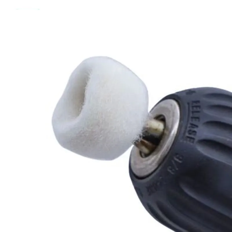 10Pcs Mini grinding sanding head abrasive disc felt 3mm Shank buffing wheels metal Polish Brush Drill Rotary Tool Accessories