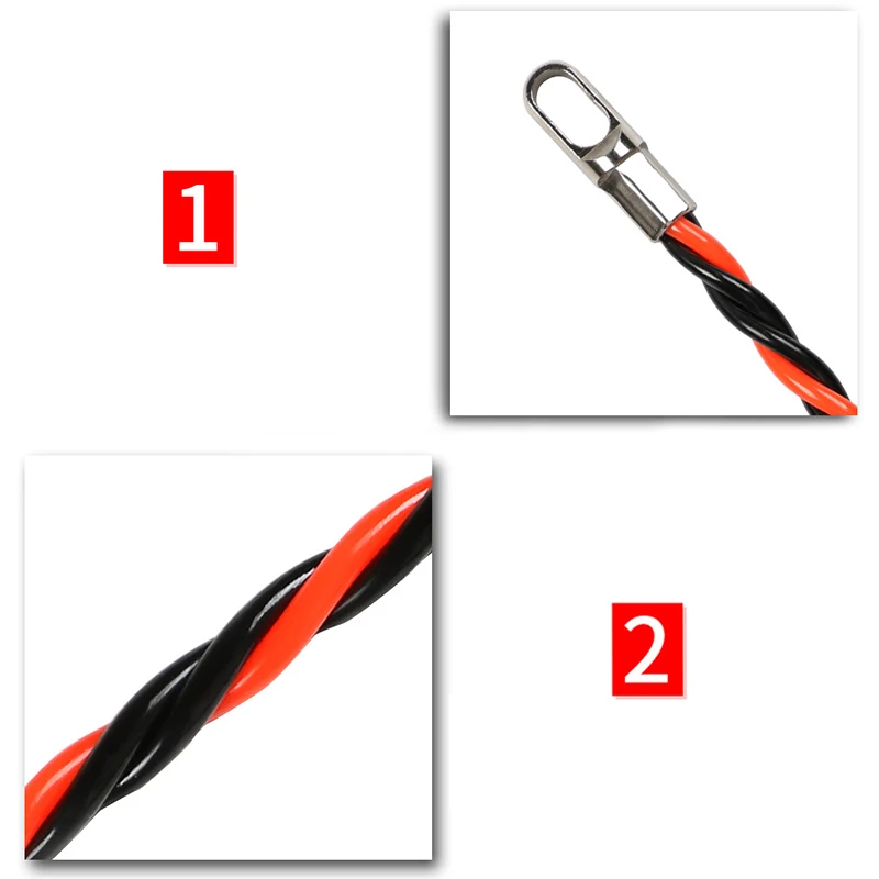 Electrician Threading Device 5/10/15/20/25/30/50M Cable Wire Threader Puller Lead Device Construction Electrician Hand Tools
