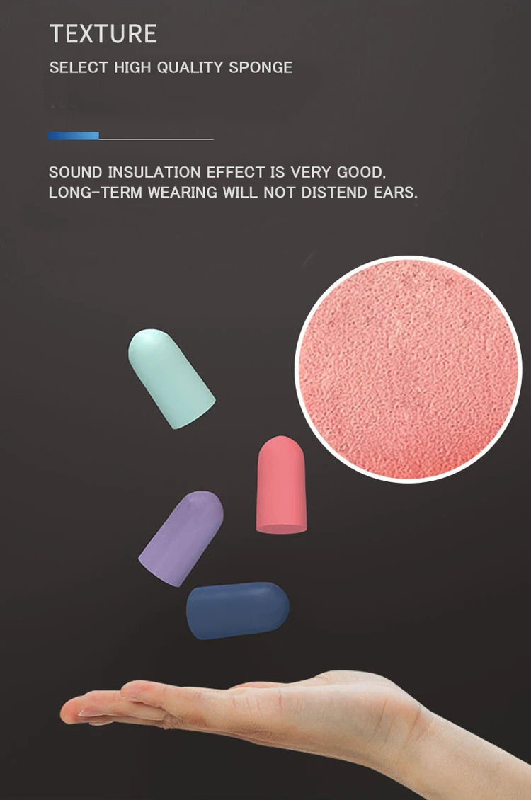 Ear Plugs Earplugs Noise Reduction Ear Plug Foam Oordopjes Slapen Sleep Anti Noise Reduction Music Cancelling Insulation Earplug
