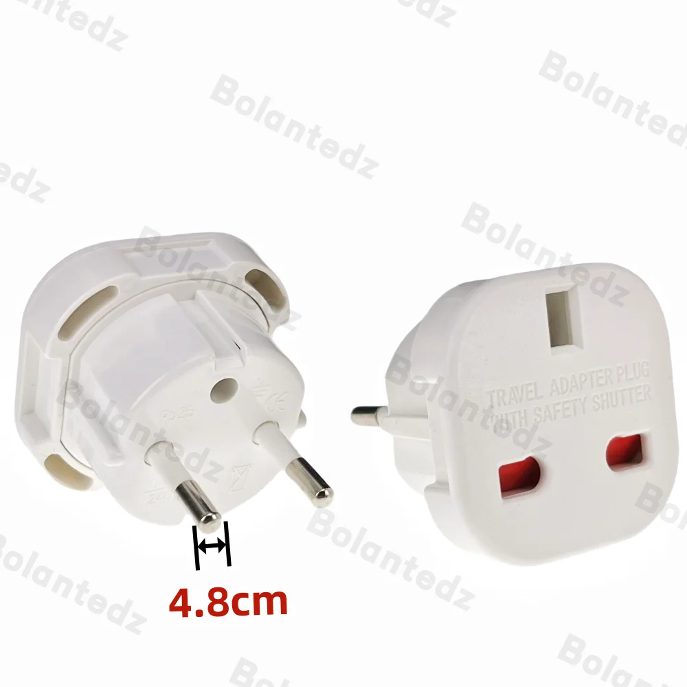 1pcs UK to EU Socket Adapter 220V Euro Travel Plug Converter AC Wall Charger Power Adapter UK British Adapter Electrical Outlets