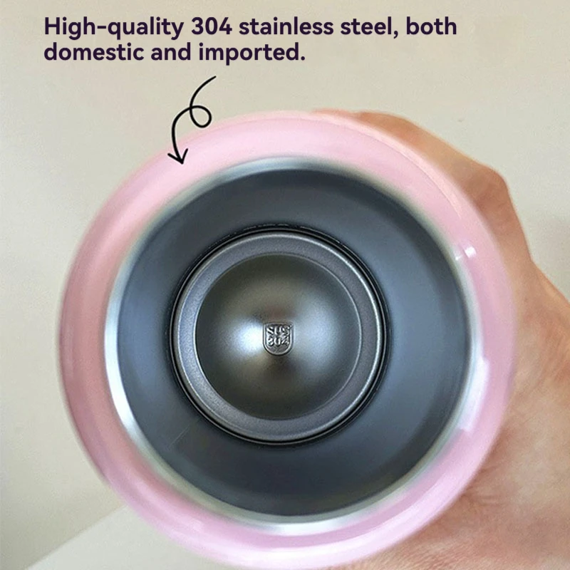 TYESO Thermos Bottle Car Insulated Flask Water Tumbler for Outdoor Sports Travel Vacuum Flasks Stainless Steel Thermal Cup