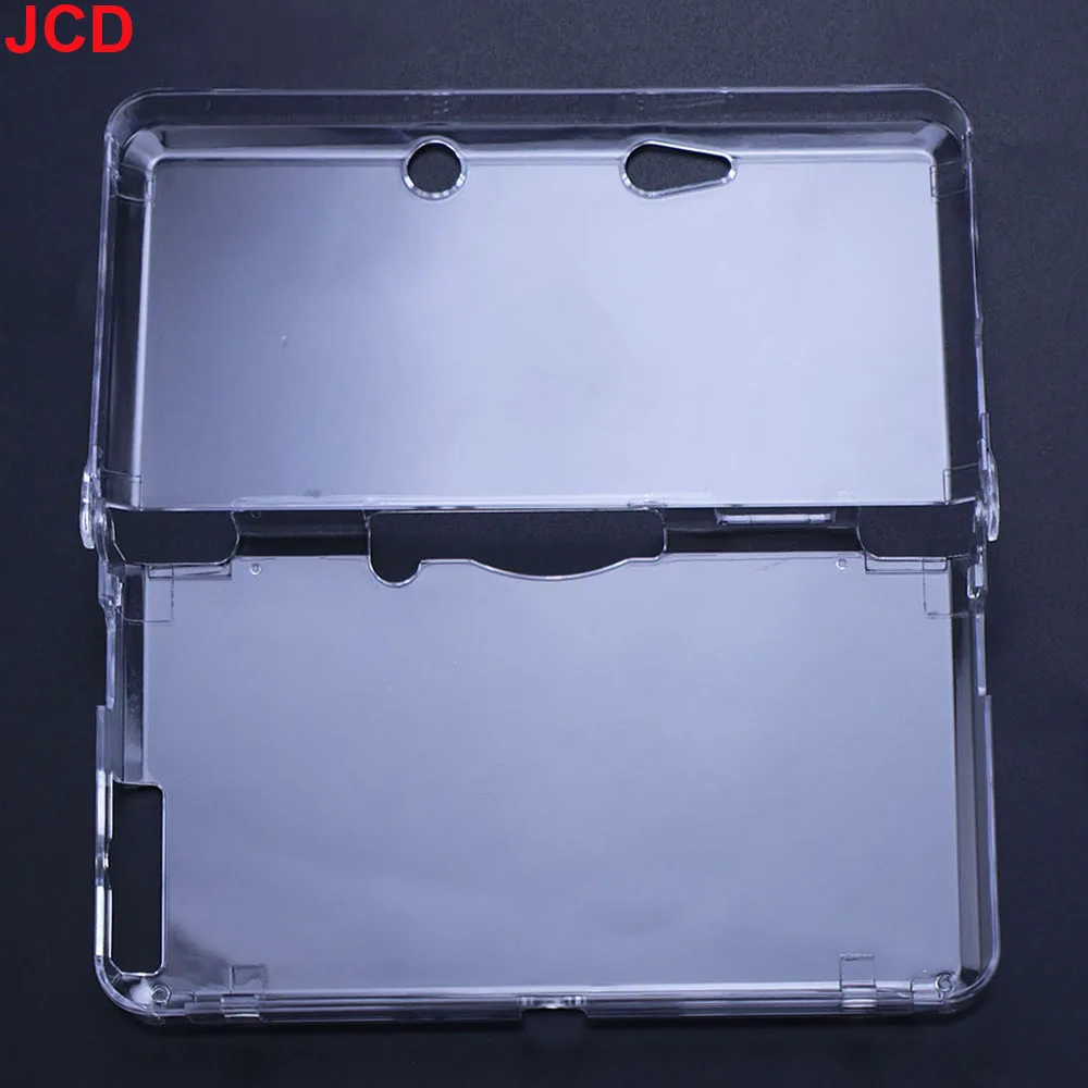 JCD Plastic Clear Crystal Shell Skin Case Cover For 3DS 3DS XL LL New 3DS New 3DS XL/LL Game Console With Screen Protective Film