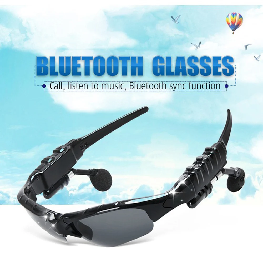 Bluetooth Hiking Eyewear Smart Glasses Stereo Listening Wireless Headset UV-Protection Polarized Lenses Sunglasses Headphones