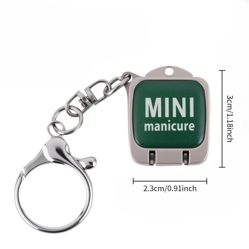 1pcs Nail Clippers Collapsible Portable Travel Fingernail Nail Scissors Cutter Stainless Steel Manicure Tools