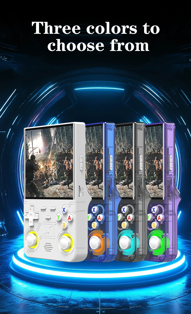 New R36 Ultra Retro Handheld Game Console 4.0-Inch Open-Source Linux System 128GB Portable Video Player Handheld Game Console