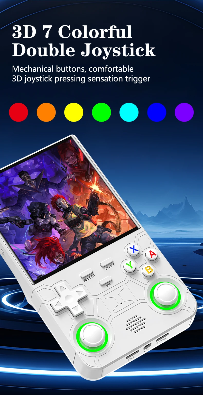 New R36 Ultra Retro Handheld Game Console 4.0-Inch Open-Source Linux System 128GB Portable Video Player Handheld Game Console