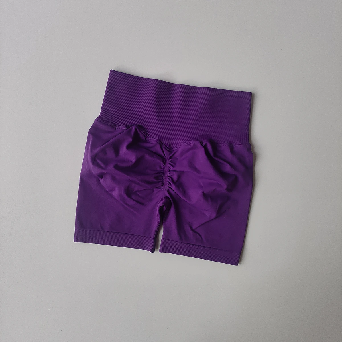 Summer High-Waist Women's Yoga Shorts Breathable Fitness Shorts Butt Lift Sports Running Cycling Push-Up Workout Gym Shorts