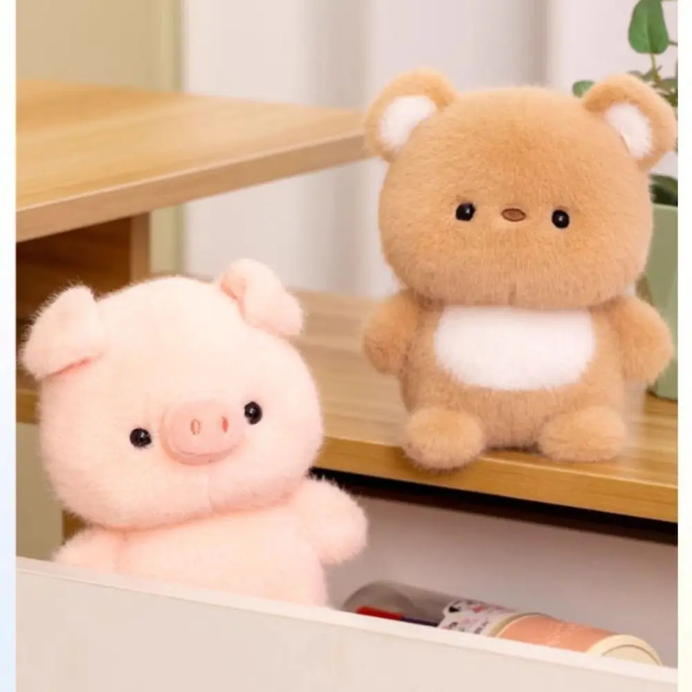 Cute 16cm Plush Companion Doll Capybara Elephant Stuffed Animal Pillow Plush Bear Animal Plush Toy Sleeping Gift