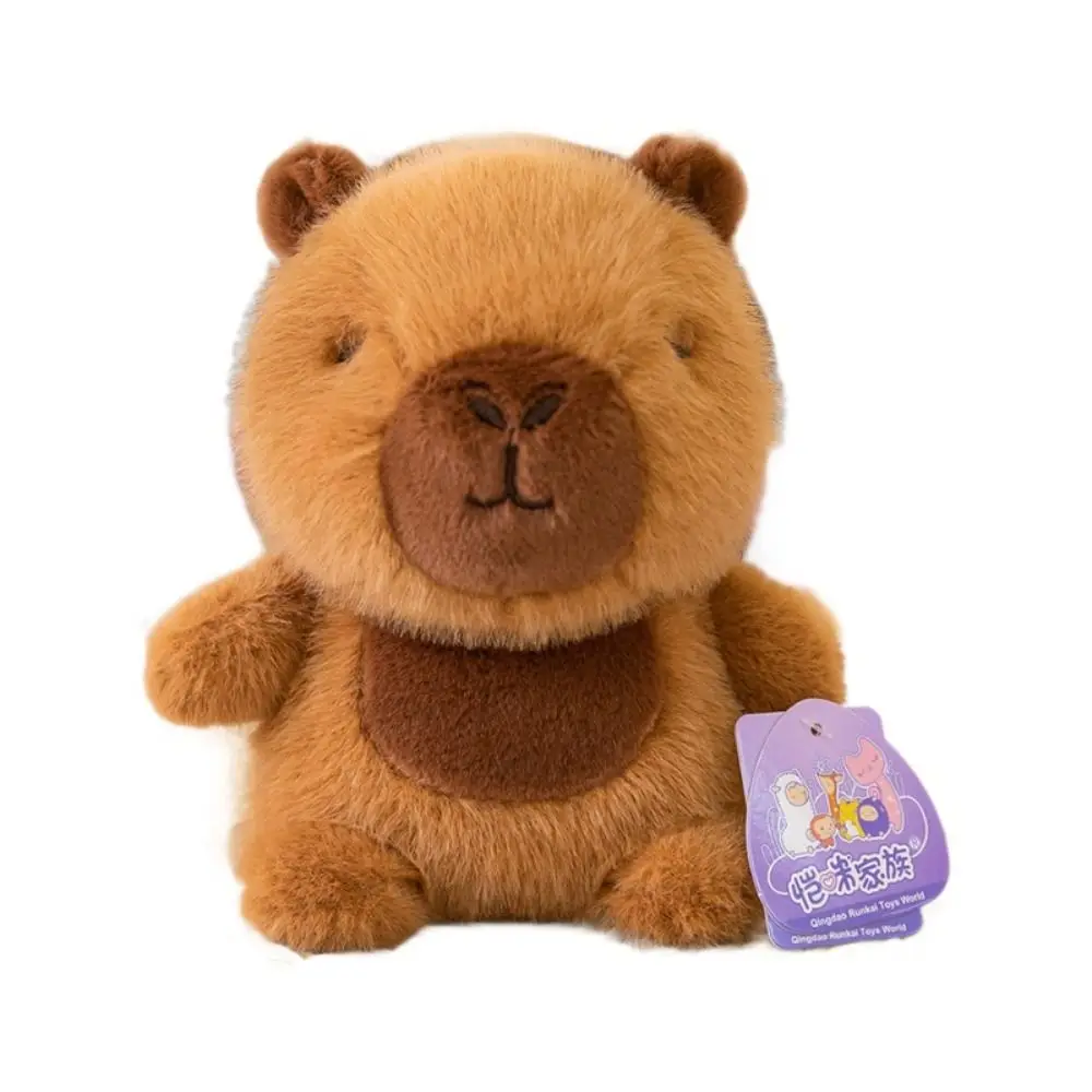 Cute 16cm Plush Companion Doll Capybara Elephant Stuffed Animal Pillow Plush Bear Animal Plush Toy Sleeping Gift