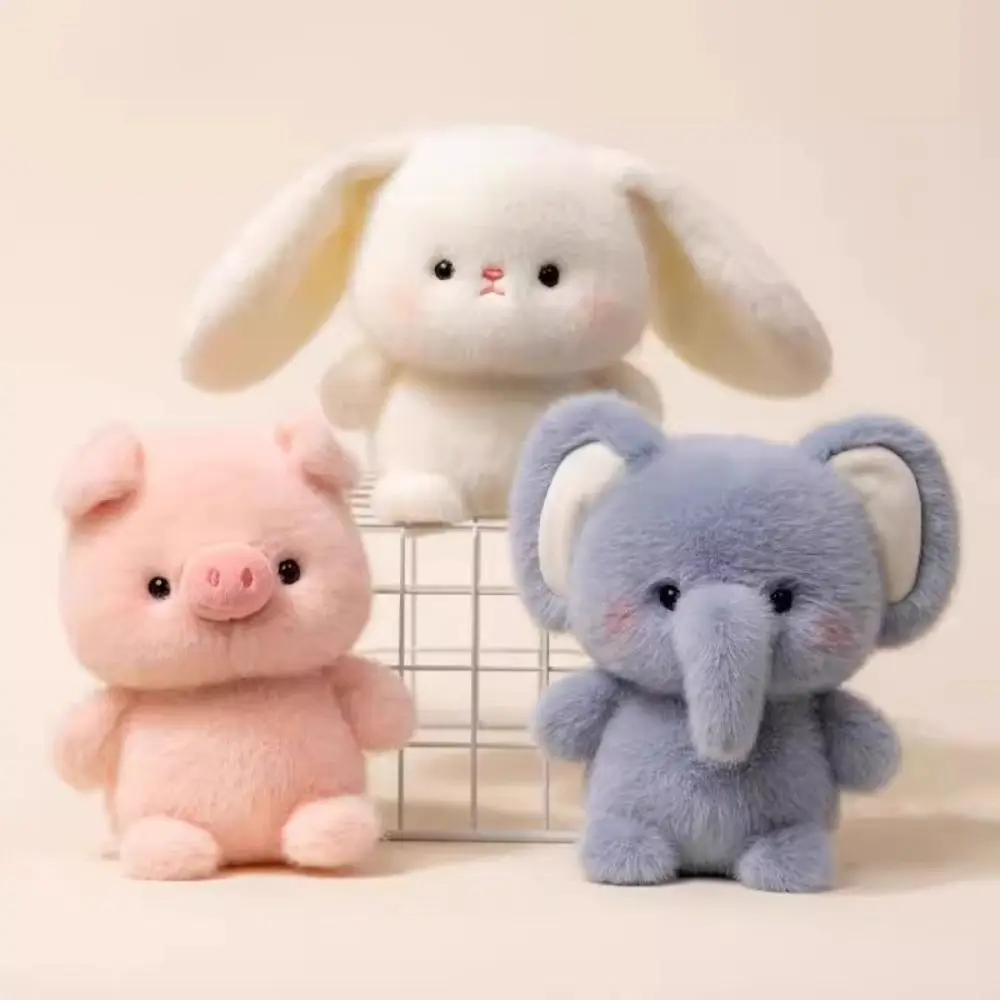 Cute 16cm Plush Companion Doll Capybara Elephant Stuffed Animal Pillow Plush Bear Animal Plush Toy Sleeping Gift