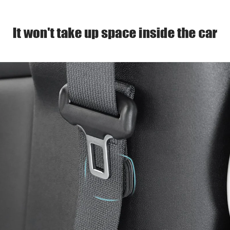 Suede Magnetic Suction Car Seat Belt Fixing Clips Auto Belt Holder Stabilizer Fastener Adjustable Clip Seatbelt Stopper