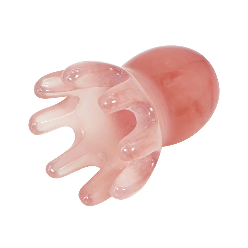 1pc Octopus Shaped Head Meridian Acupoint Massage Comb Wide Tooth Scalp Comb Back Neck and Back Manual Deep Massage Tools