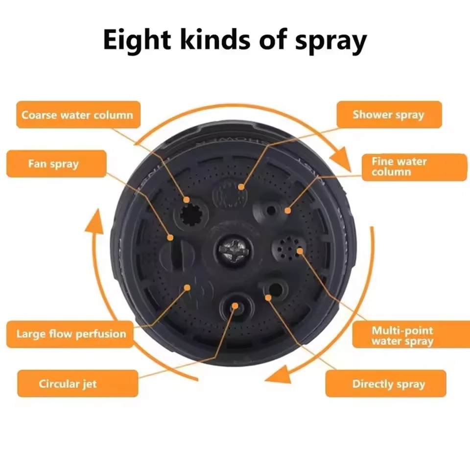 Home Irrigation Spray High-Pressure Garden Spray Gun Set Garden Watering Ground Car Wash Sprinkler