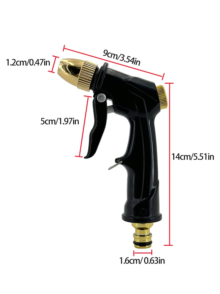Home Irrigation Spray High-Pressure Garden Spray Gun Set Garden Watering Ground Car Wash Sprinkler