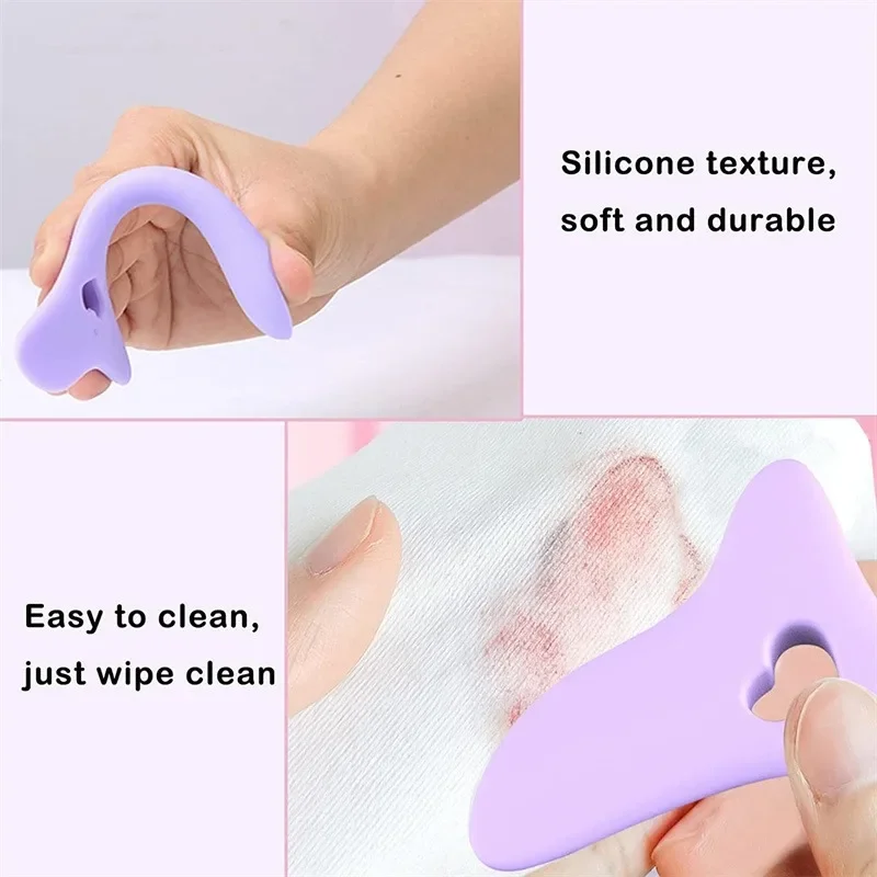 Wholesale Multi-functional Eyeliner Stencil Wing Tips Silicone Eyeliner Aid Drawing Lipstick Wearing Aid Reusable Makeup Tools