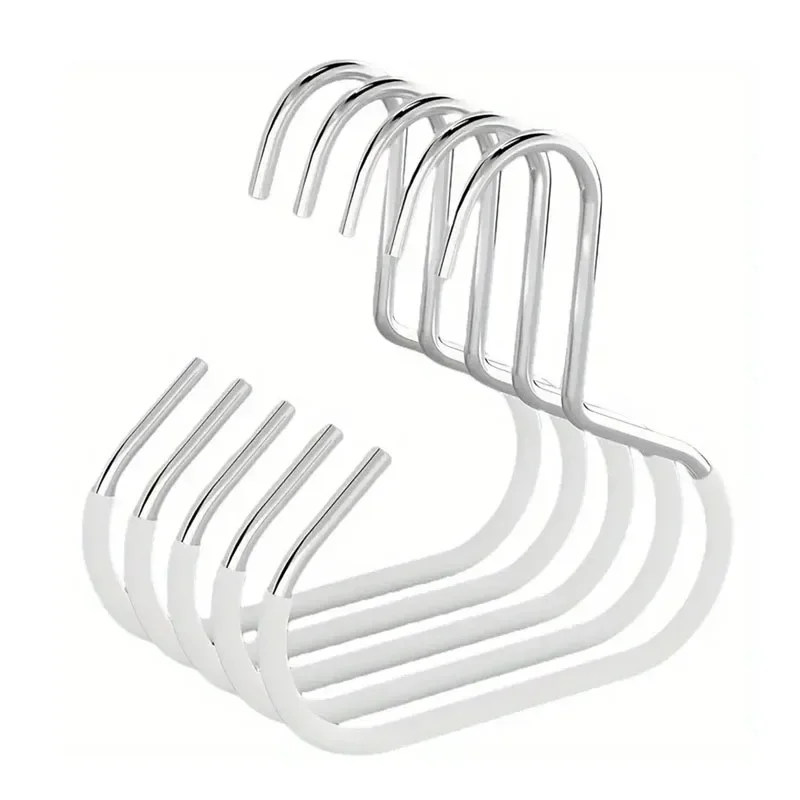 5pcs Baseball Cap Hat Rack Organizer Stainless Steel Hat Hanger Hanging Cap Holder Non-Slip Wall Mount Hook Organizer for Caps