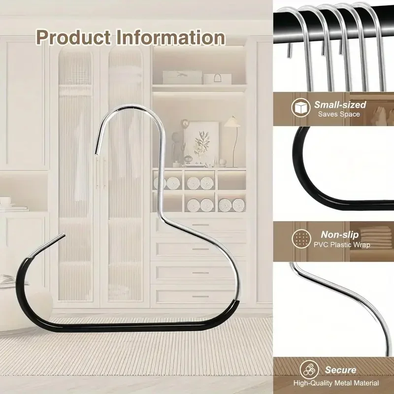 5pcs Baseball Cap Hat Rack Organizer Stainless Steel Hat Hanger Hanging Cap Holder Non-Slip Wall Mount Hook Organizer for Caps