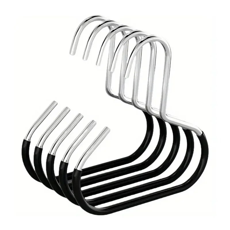 5pcs Baseball Cap Hat Rack Organizer Stainless Steel Hat Hanger Hanging Cap Holder Non-Slip Wall Mount Hook Organizer for Caps