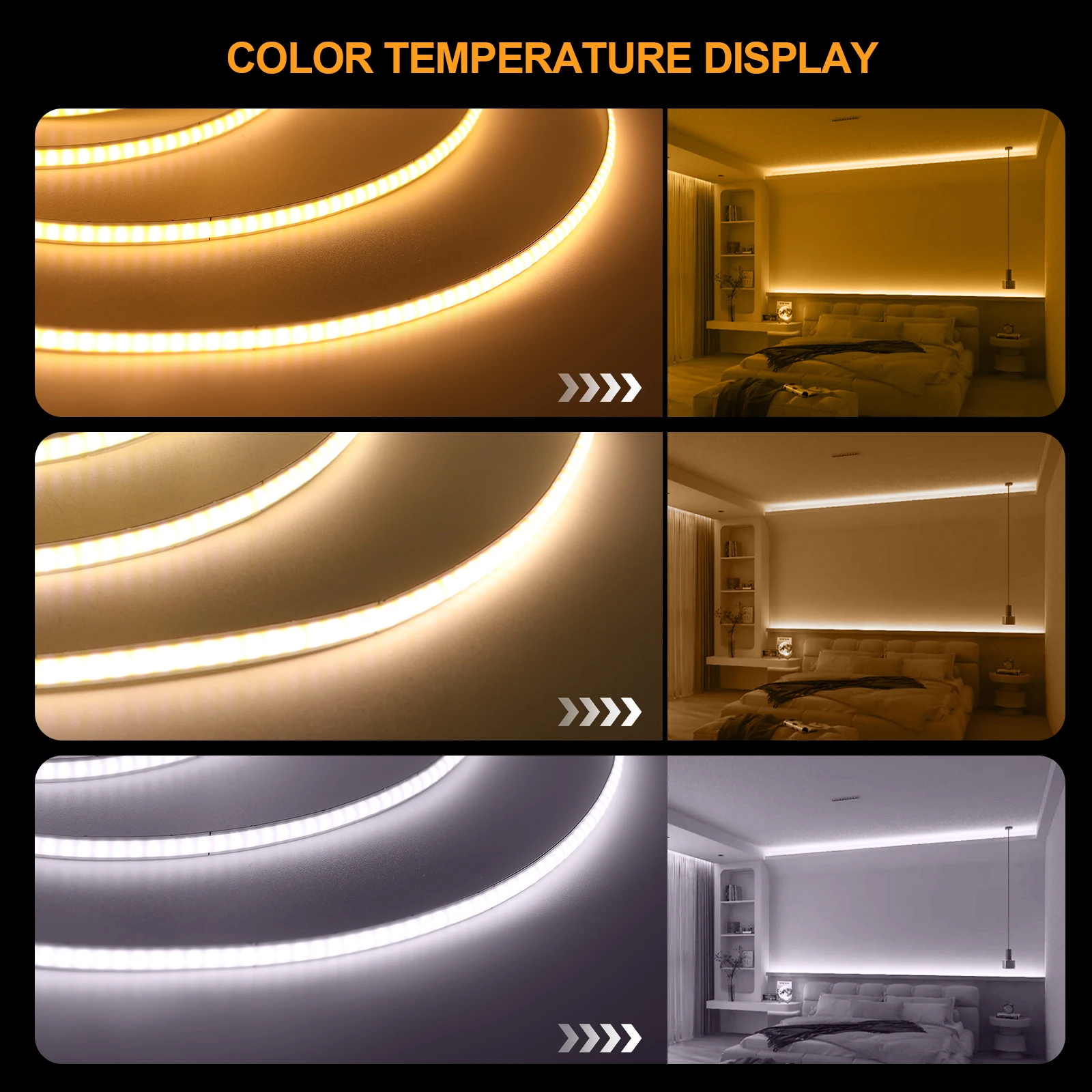 DC 5V USB COB Strip 3MM 5MM 8MM White/Pink/Red/White/Yellow/Ice Blue/Green Flexible Ribbon Rope Home Decor TV Backlight