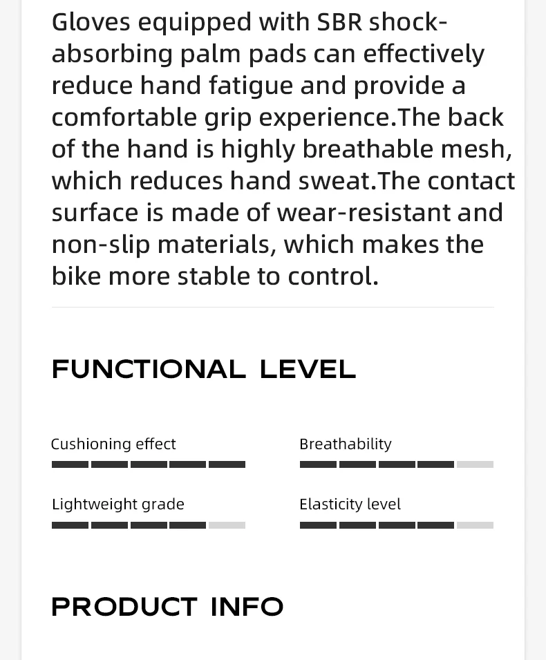ROCKBROS Half Finger Bike Gloves MTB Road Spring Summer Breathable Shorts Bicycle Gloves Men Women Gel Padded Cycling Gloves