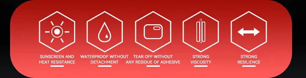 iLMH Extra Strong Double Sided Tape Adhesive Car Special Tear Off Without Leaving Traces High Viscosity Mounting Fixing Sticky