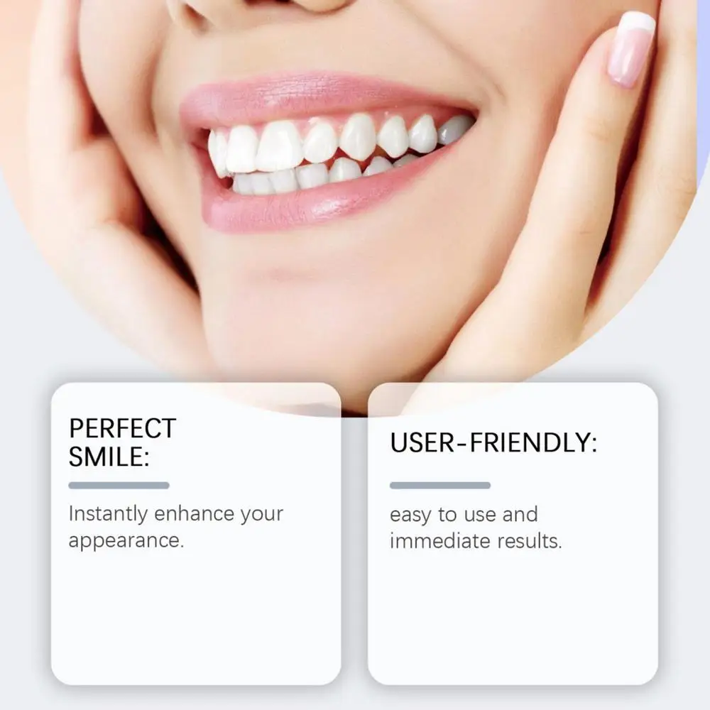 Denture Set False Teeth Top And Bottom Denture Solution Realistic False Teeth Professional Temporary Teeth Kit For Lovers