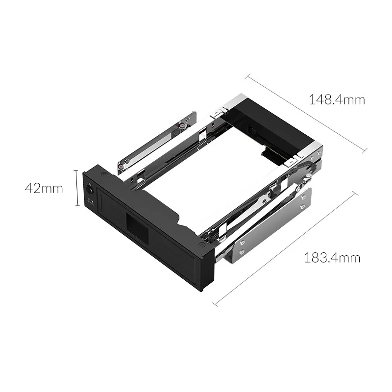 ORICO 2.5 SATA MSATA NGFF Hard Drive Caddy Standard 2.5 to 3.5'' Hard Drive Caddy SATA 3.0 Adapter Internal Drive Bay Tool Free