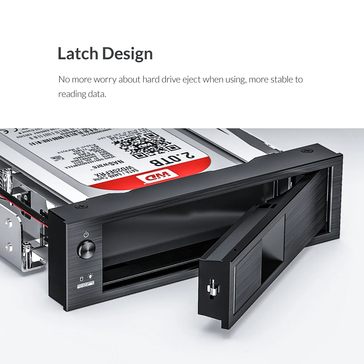 ORICO 2.5 SATA MSATA NGFF Hard Drive Caddy Standard 2.5 to 3.5'' Hard Drive Caddy SATA 3.0 Adapter Internal Drive Bay Tool Free