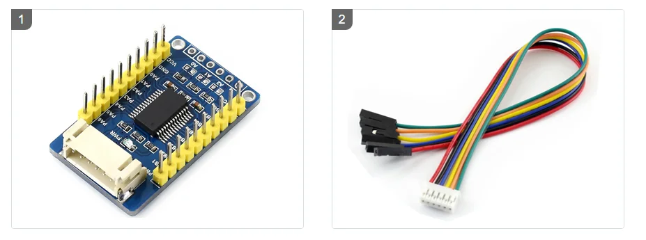 MCP23017 IO Expansion Board I2C Interface Expands 16 I/O Pins, For Arduino / Raspberry Pi / STM32
