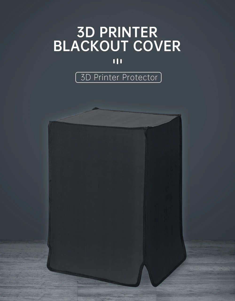 DLP LCD Photocuring 3D Printer Fire Dust Light and Heat Insulation Protective Cover For Elegoo Anycubic Phrozen CREALITY 3D