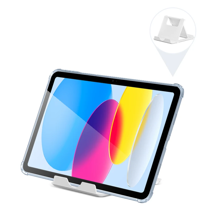 Shockproof Silicone Shell For iPad A16 Case 2025 Flexible Tablet Case Clear Back Cover For Apple iPad 11th Generation Case A3355