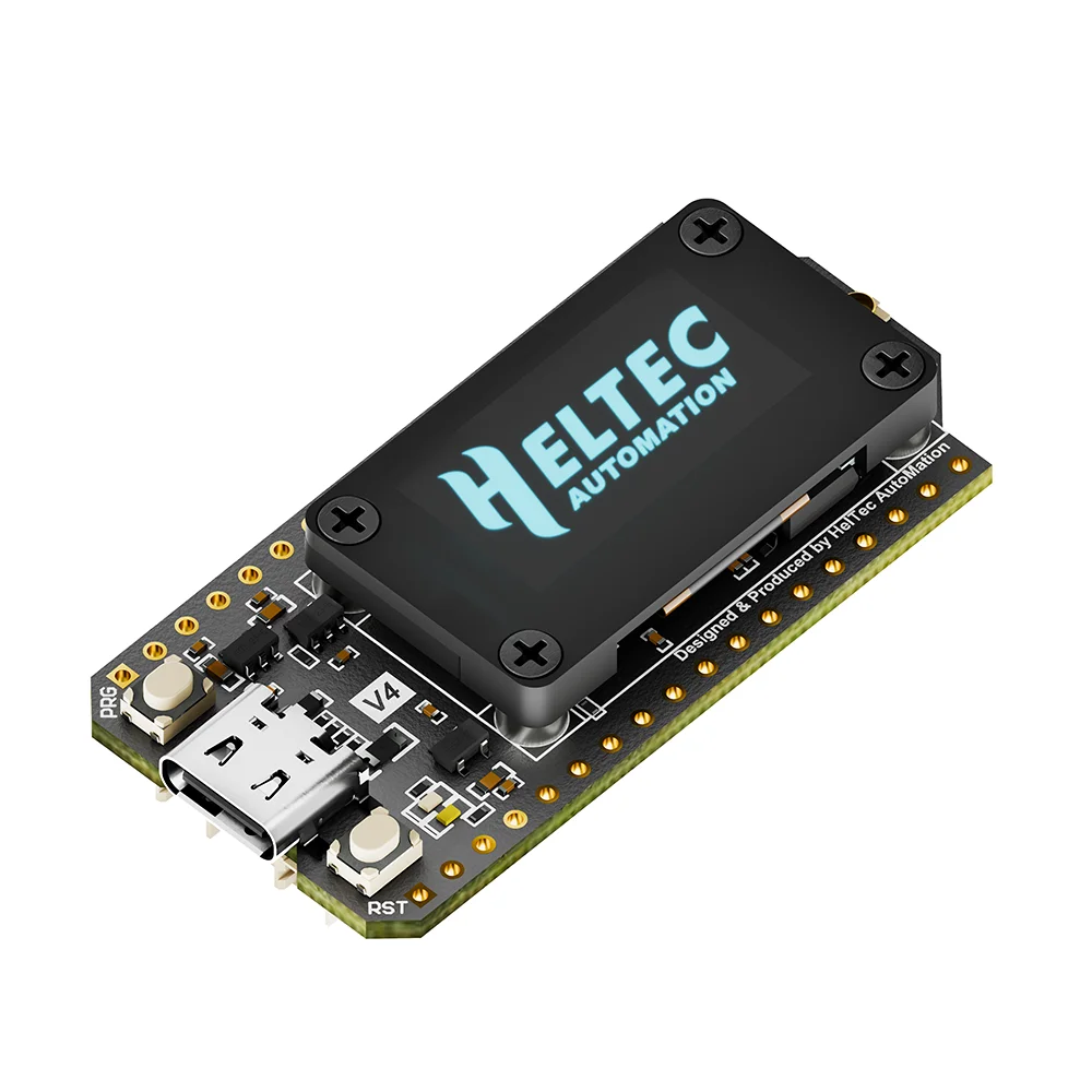 Heltec V4 Meshtastic WiFi LoRa 32 Dev-Board Case Set Soft Antenna ESP32 SX1262 Solar Powered BLE Low Power
